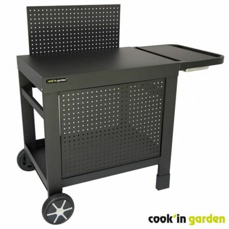 Grillimise laud Cook'in Garden Reva 110 Premium Teras Aed Must 108 x 55 cm