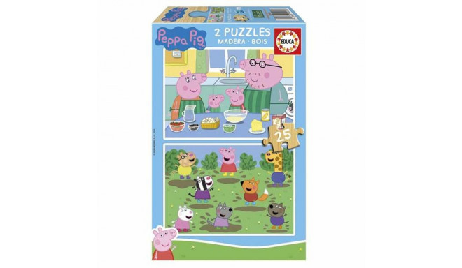Puzle Bērniem Peppa Pig 25 Daudzums