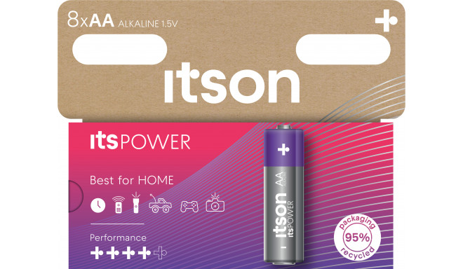 itson itsPOWER patarei Alkaline LR6IPO/8HH