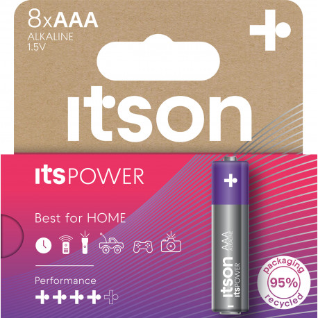 itson itsPOWER patarei Alkaline LR03IPO/8HH