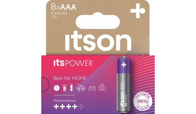 itson itsPOWER battery Alkaline LR03IPO/8HH