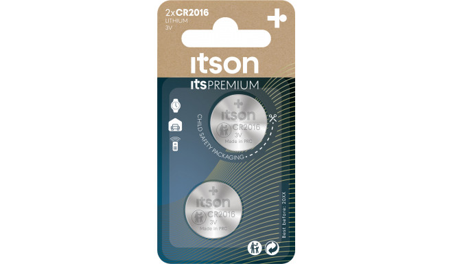 itson itsPREMIUM patarei CR2016IT/2BP