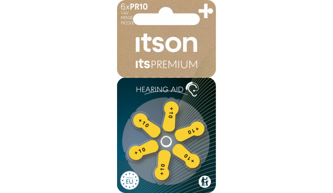 itson itsPREMIUM hearing aid battery PR10IT/6RM