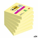 Kleepuvad Märkmepaberid Post-it Super Sticky Kollane 76 x 76 mm 6 Tükid, osad (24 Ühikut)