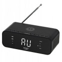 Clock-Radio Adler AD 1192b White Black