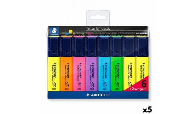 Fluorescējošo Marķieru Komplekts Staedtler Textsurfer Classic Daudzkrāsains (5 gb.)