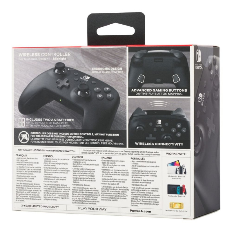 Gaming Control Powera NSGP0009-01 Black Nintendo Switch Gaming