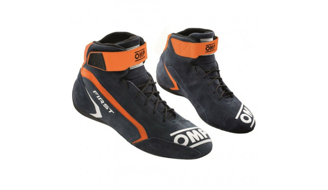 Racing Ankle Boots OMP FIRST Blue Orange 40