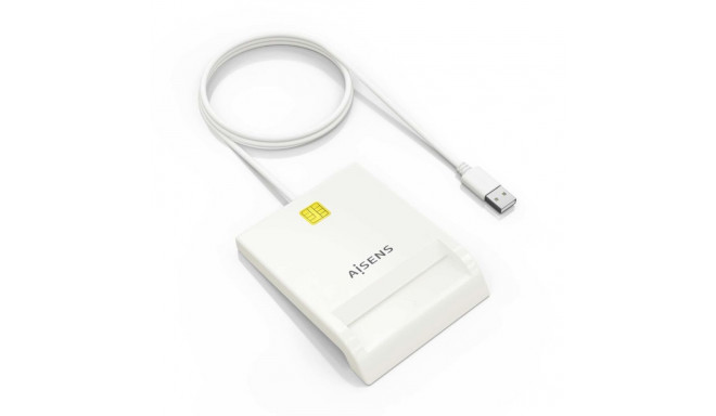 External Card Reader DNI Aisens ASCR-SN07-W White