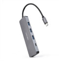 USB Hub NANOCABLE 10.16.4409 Grey