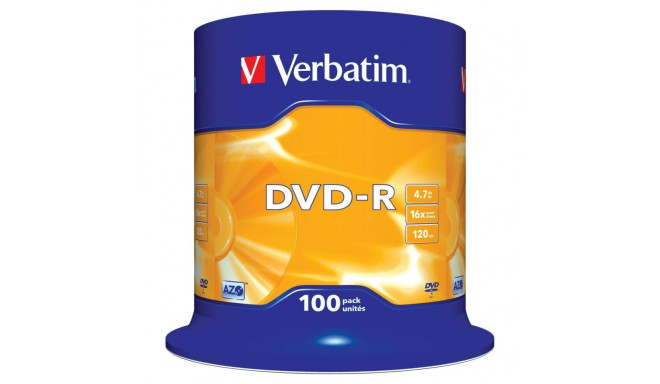 DVD-R Verbatim DVD-R Matt Silver 100 gb.