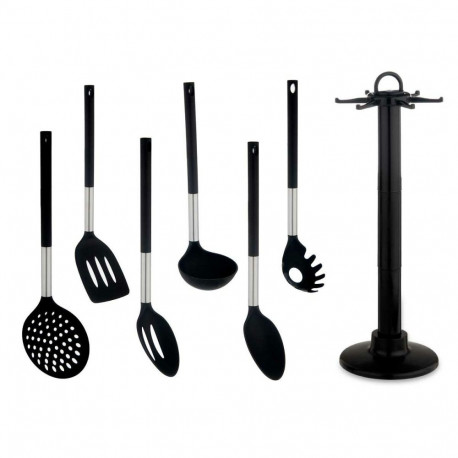 Set of Kitchen Utensils Kinvara CN-KT166095SC-S6 CN-KT166095SC-S6 Wood Metal polypropylene Plastic P