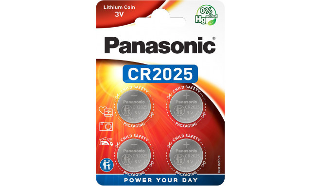 Panasonic baterija CR2025/4B