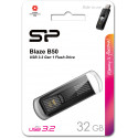 Silicon Power mälupulk 32GB Blaze B50 USB 3.0, must