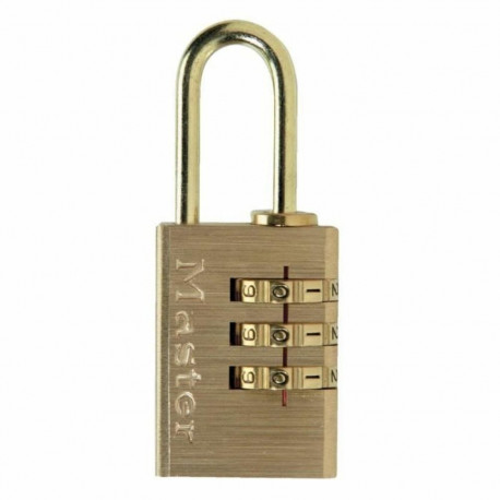 Koodlukk Master Lock Messing 3 numbrid