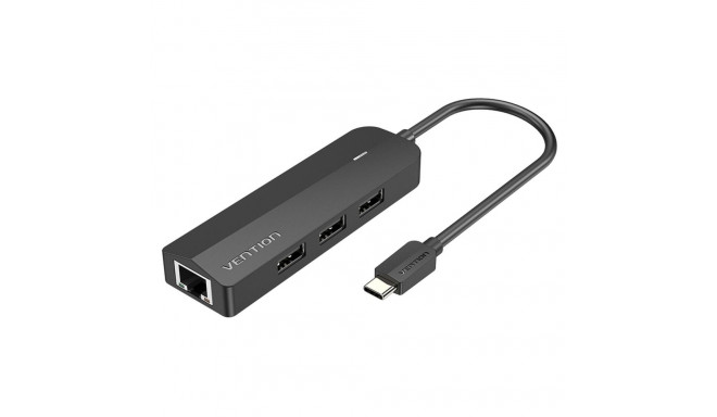 USB-jaotur Vention TGOBB Must