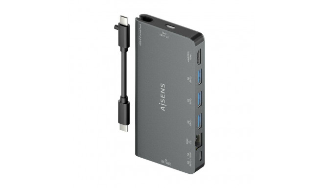 USB-jaotur Aisens ASUC-8P015-GR Hall (1 Ühikut)