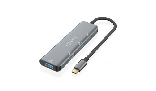 USB Hub Aisens A109-0762 Grey (1 Unit)