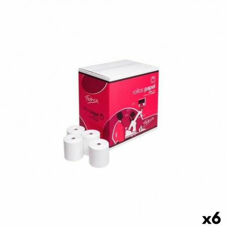 Termiline Paberirull Fabrisa Valge 80 x 80 mm (6 Ühikut)