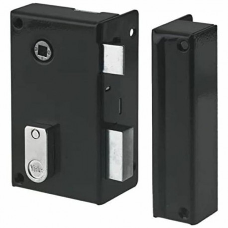 Poldi lukk Yale 12,5 x 7 x 18 Khakiroheline Roostevaba teras Uksed