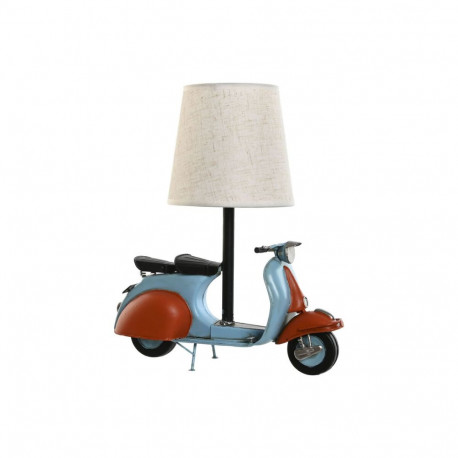 Laualamp Home ESPRIT Sinine Oranž Lina Metall 31 x 15 x 34 cm