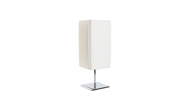 Laualamp Home ESPRIT Valge Hõbedane Polüetüleen Raud 50 W 220 V 15 x 15 x 43 cm