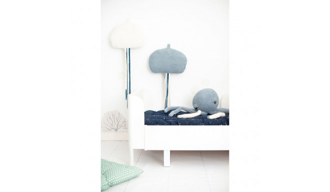 Fluffy toy Crochetts OCÉANO Blue White Octopus Jellyfish 40 x 95 x 8 cm 3 Pieces
