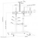 Televiisori Alus Neomounts PLASMA-M1950E        60-100" 100 kg
