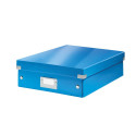 Hoiukarp kokkupandav Leitz WOW Organiser Click&Store sinine, Medium 281x100x370mm, 2-4 jaotust, lam.