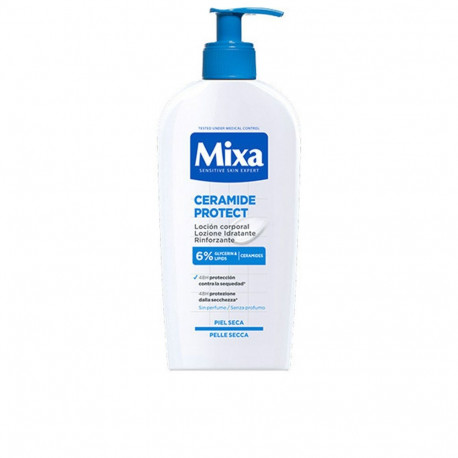 MIXA CERAMIDE PROTECT loción corporal hidratante piel seca 400 ml