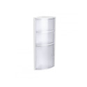 Corner bathroom cabinet white/glazed 8411801222584