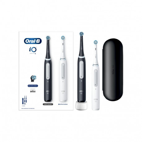 BRAUN Series iO4 elektriline hambahari matt must+hele valge iOG4d.2J6.2K