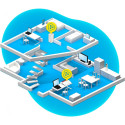 AVM FRITZ! Powerline 1260E 1200Mbit/s Built-in Ethernet port WLAN white 1 piece(s) Single