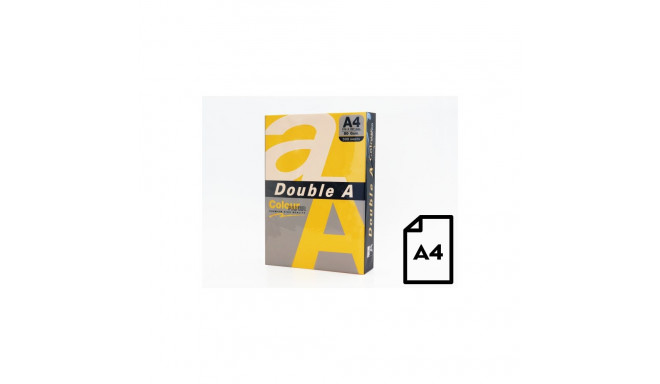 Colour paper Double A, 80g, A4, 500 sheets, GOLD
