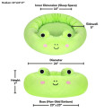 SQUISHMALLOWS Pet bed Wendy The Frog, 60 cm