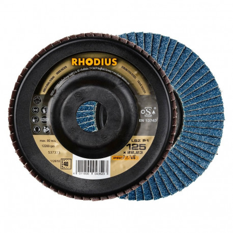 Leaf grinding disc "Rhodius" 180 mm. LSZ60