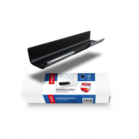 Magnetmarkeri riiul MEMOBE, must.