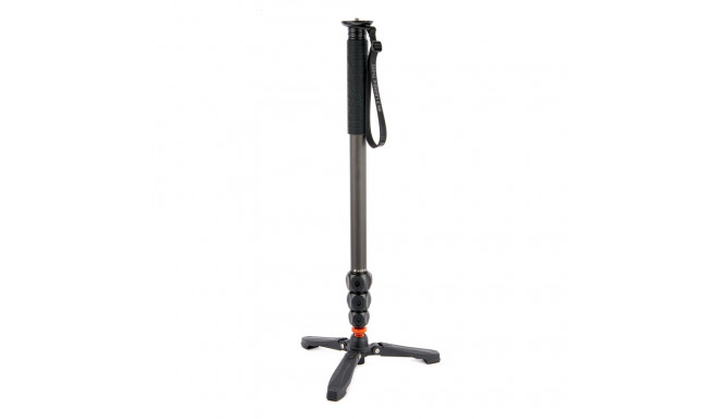 3 Legged Thing Legends Lance Carbon Fibre Monopod Darkness with Docz foot stabiliser Darkness