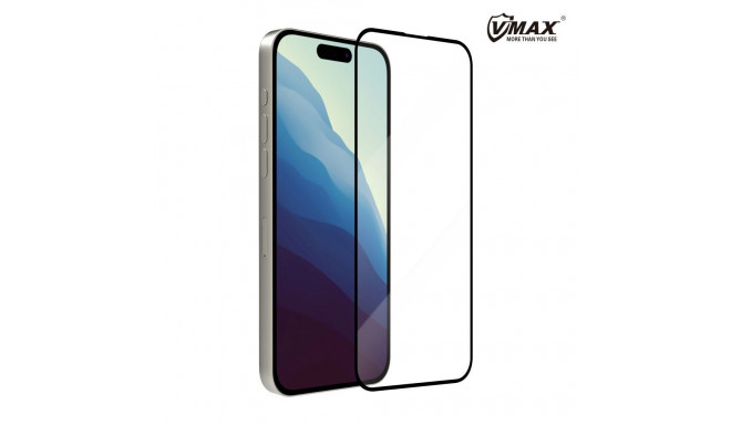 Vmax tempered glass 9D Glass for iPhone 15 6,1" / 16 6,1"