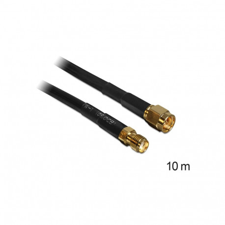 Delock Antenna Cable SMA Plug > SMA Jack CFD/RF200 10 m Low Loss