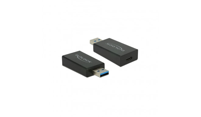 Üleminek USB 3.1 A (M) - USB-C (F), must (Gen2-10Gb)