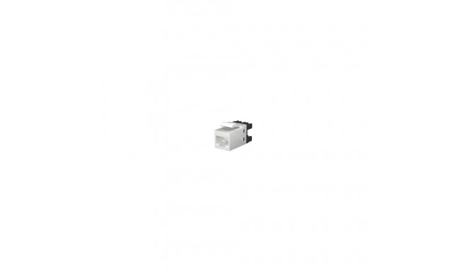 Modularpesa RJ45 Cat6 varjestamata SL valge