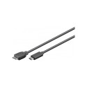 USB 3.0 micro B - USB-C 0.6m, must