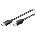 USB 3.0 kaabel A - B 1.0m, must