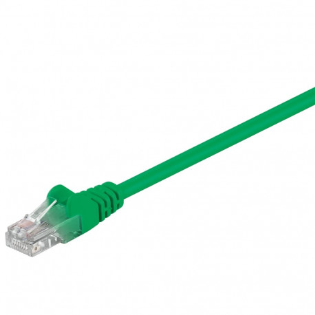 Cat5e Network cable, U/UTP 2xRJ45 plug unshielded green 7.5m