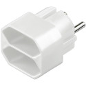 Euro multiple adaptor 2 x euro socket