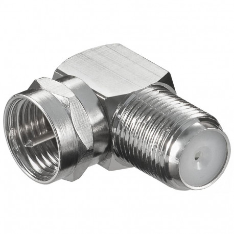 connector: F-plug>F-jack, 90° angle