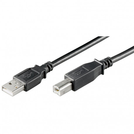 USB 2.0 kaabel A - B 1.8m, must