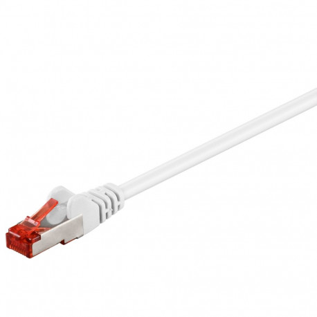 Võrgukaabel Cat6 S/FTP 5.0m, valge, PiMF, LSZH, CU