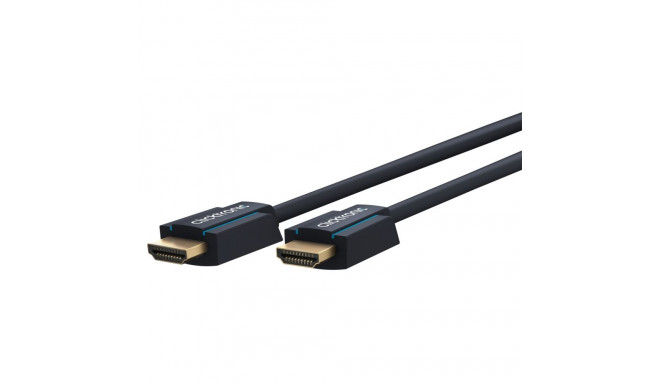 HDMI kaabel 5.0m + Ethernet, 4K 3840x2160@60Hz, OFC, topeltvarjega, tumesinine